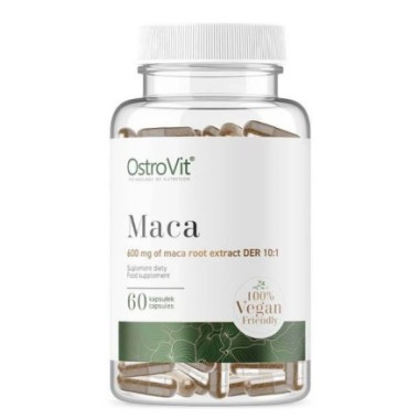 OstroVit Maca VEGE 60 Capsule Beneficii Maca: tonic sexual pentru femei si barbati, stimuleaza libidoul la ambele sexe, imbunata