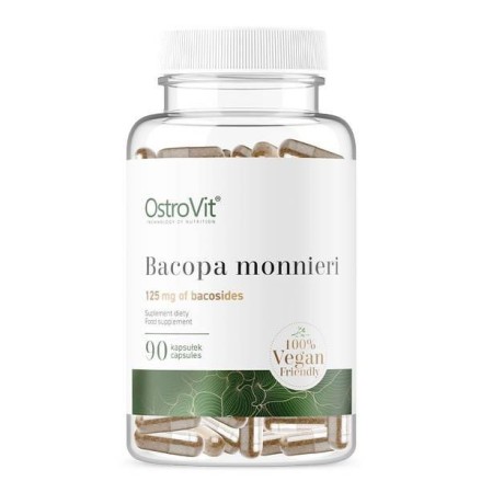 OstroVit Bacopa Monnieri VEGE, 90 Capsule Beneficii Bacopa Monnieri: contine antioxidanti puternici, poate reduce inflamatia, po