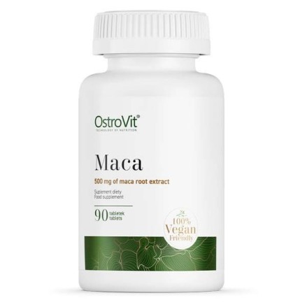 OstroVit Maca 90 Tablete Beneficii Maca: ajuta la cresterea libidoului, benefic in reducerea disfunctiei erectile, benefic in cr
