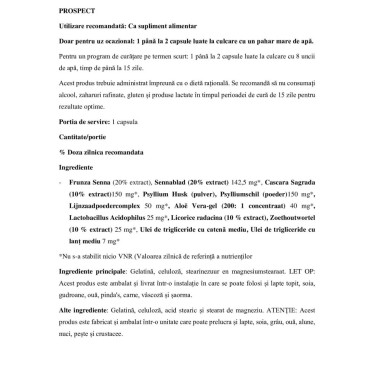 Vitaviva 15 Day Cleanse (detoxifiere timp de 15 zile) BENEFICII formulă de putere maximă care conține mai multe laxative natural