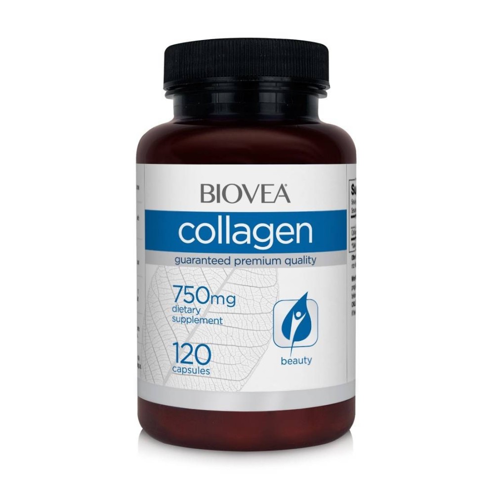 Colagen Hidrolizat Tip 1 & 3 120 Capsule, Biovea Colagen Hidrolizat beneficii: reduce liniile fine si ridurile, imbunătățește hi