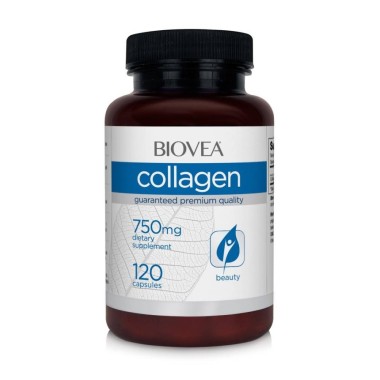 Colagen Hidrolizat Tip 1 & 3 120 Capsule, Biovea Colagen Hidrolizat beneficii: reduce liniile fine si ridurile, imbunătățește hi