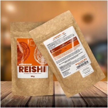 ViVio Reishi Mushroom Extract 10:1 - 50g Beneficii Reishi- intareste sistemul imunitar, lupta impotriva oboselii si a depresiei,