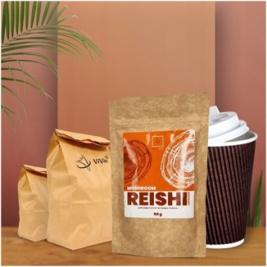 ViVio Reishi Mushroom Extract 10:1 - 50g Beneficii Reishi- intareste sistemul imunitar, lupta impotriva oboselii si a depresiei,