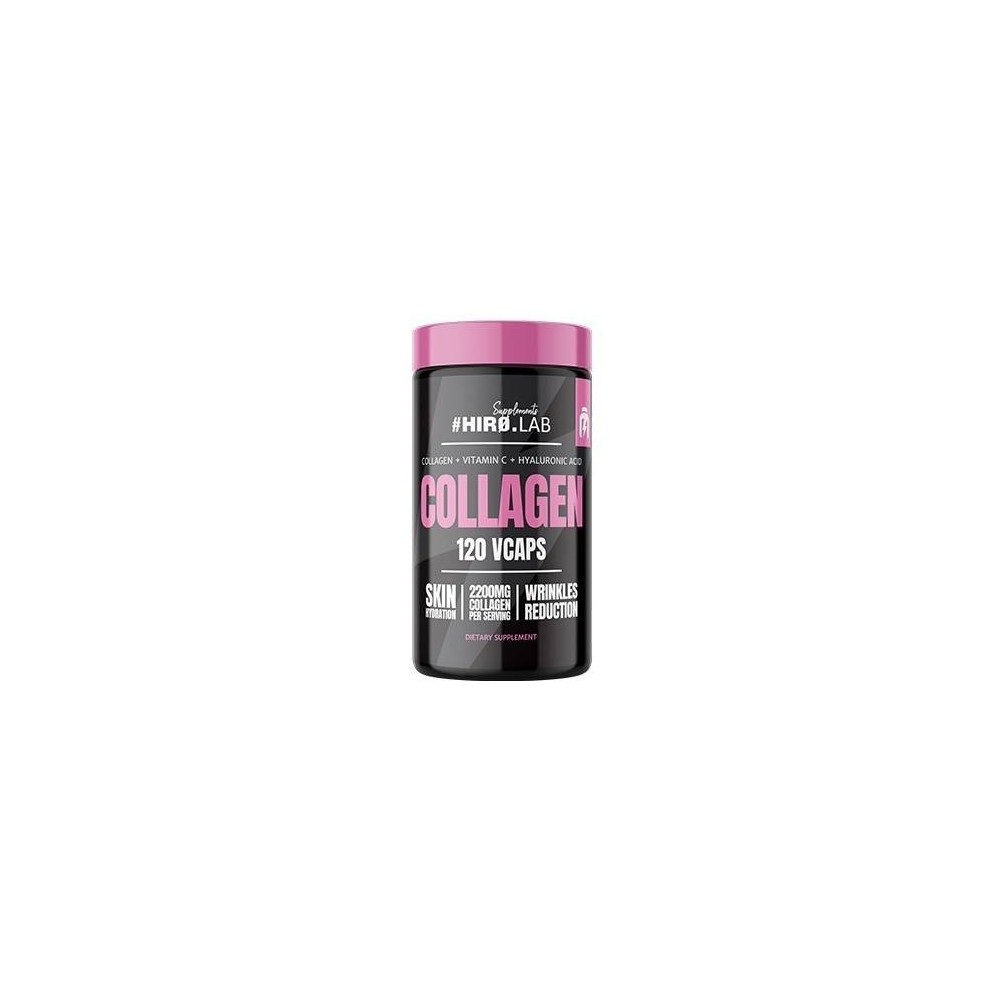 HiroLab, Collagen - 120 Capsule BENEFICII COLAGEN: imbunatateste hidratarea, fermitatea si elasticitatea pielii si reduce riduri HiroLab, Collagen - 120 Capsule BENEFICII COLAGEN: imbunatateste hidratarea, fermitatea si elasticitatea pielii si reduce riduri
