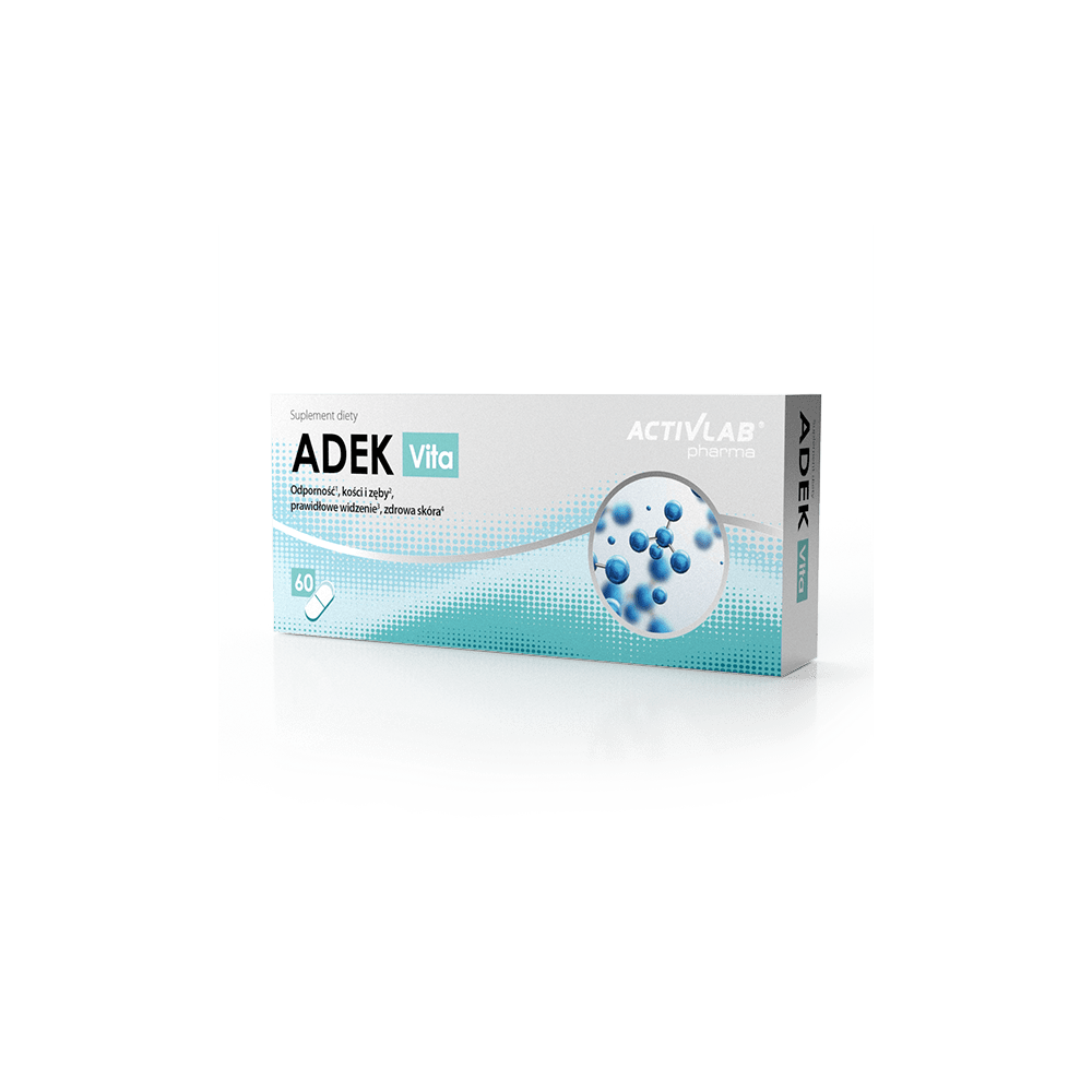 Activlab Adek Vita - 60 Capsule Beneficii ADEK: Vitamina A contribuie la mentinerea metabolismului normal al fierului, mentinere Activlab Adek Vita - 60 Capsule Beneficii ADEK: Vitamina A contribuie la mentinerea metabolismului normal al fierului, mentinere