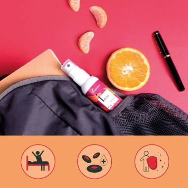 Vegavero, Iron Spray (50 ml)- Spray de Fier IMPORTANTA FIERULUI: contribuie la formarea normala a celulelor rosii din sange, con