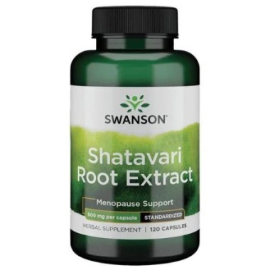 Swanson Shatavari 500mg - 120 capsule BENEFICII SHATAVARI: antioxidant, antiviral, stimuleaza sistemul imunitar, echilibreaza ho
