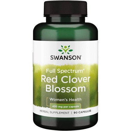 Swanson Red Clover Blossom - 90 capsule (Trifoi Rosu) BENEFICII TRIFOI ROSU: Promoveaza echilibrul si confortul pe parcursul cic