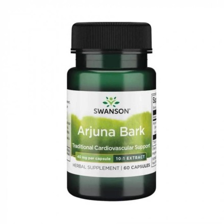 Swanson Full Spectrum Arjuna Bark (10:1) Extract, 40 mg 60 capsule BENEFICII ARJUNA: ajuta la protejarea inimii impotriva hipert