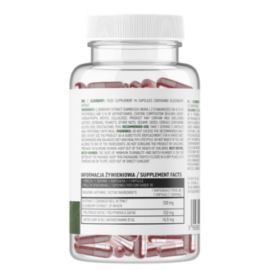 OstroVit Elderberry VEGE 90 capsule (Fructe de soc) OstroVit Elderberry VEGE este un set de 90 de capsule usor de inghitit care 