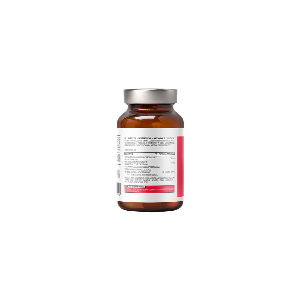OstroVit Pharma Ruscus + Hesperidin + Vitamin C, 60 capsule OstroVit Pharma Ruscus + Hesperidin + Vitamina C este un supliment a