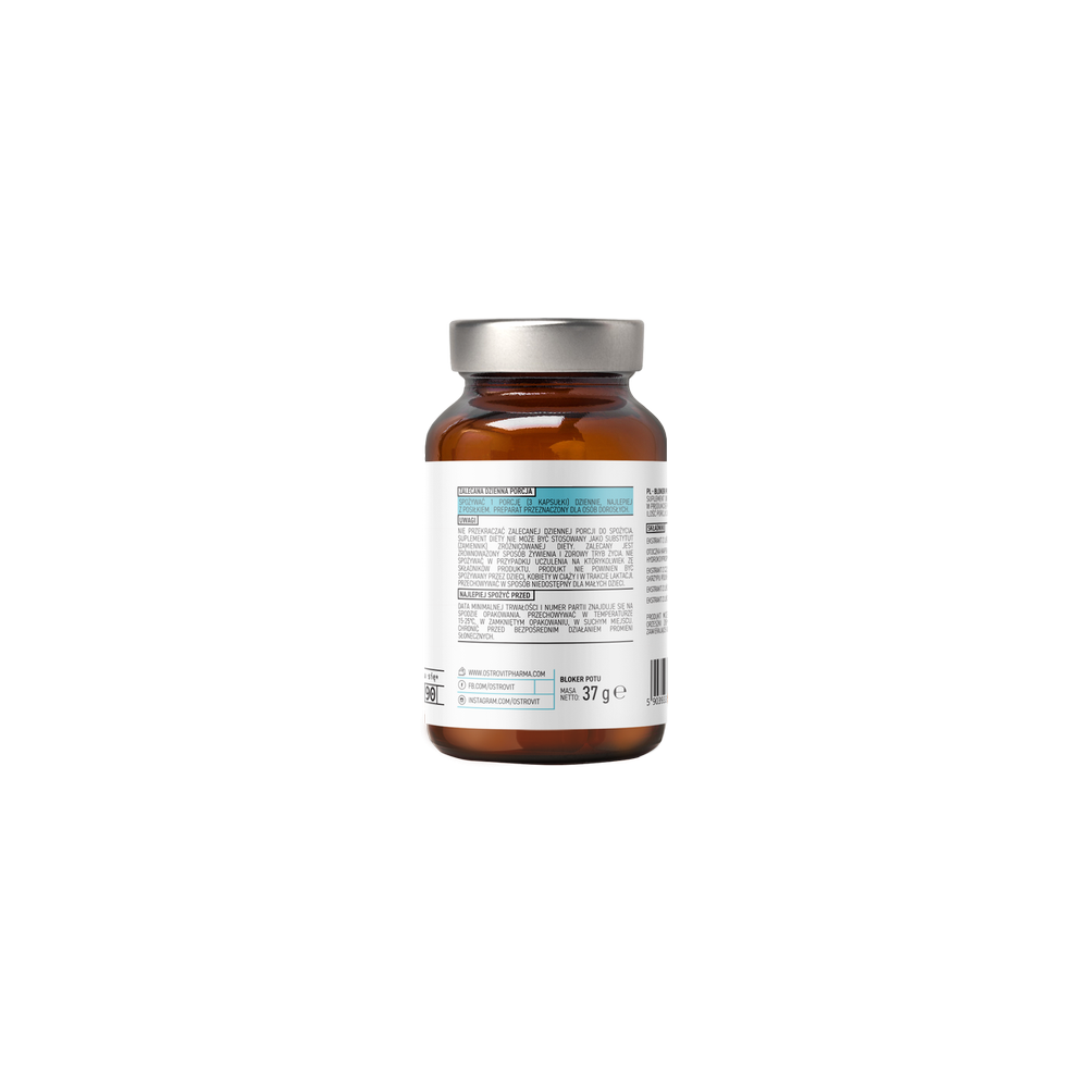 OstroVit Pharma Sweat Blocker 90 capsule (impotriva transpiratiei excesive) OstroVit Pharma Sweat Blocker este un supliment alim