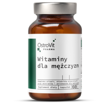 OstroVit Pharma Vitamins For Men 60 capsule (Vitamine pentru barbati) Vitaminele si mineralele - continute in produsul nostru co