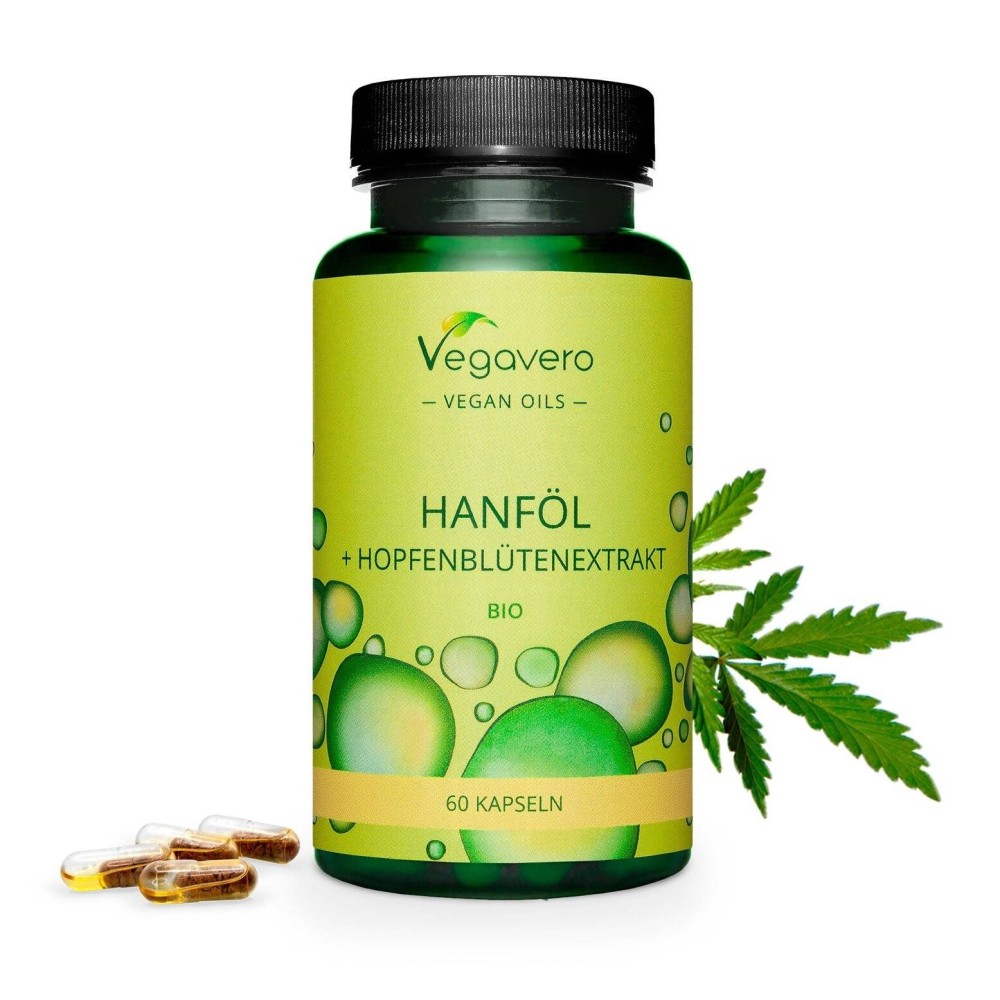 Vegavero Organic Hemp & Hop Seed Oil, 60 Capsule (Ulei din seminte de canepa) Produsul nostru este special din mai multe motive. Vegavero Organic Hemp & Hop Seed Oil, 60 Capsule (Ulei din seminte de canepa) Produsul nostru este special din mai multe motive.