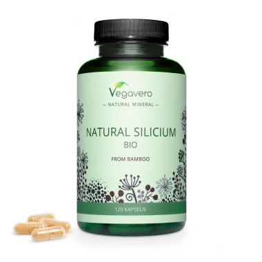 Vegavero Organic Silicium, 120 Capsule (Siliciu Organic) BENEFICII SILICIU: are un efect de intinerire asupra organismului, sust