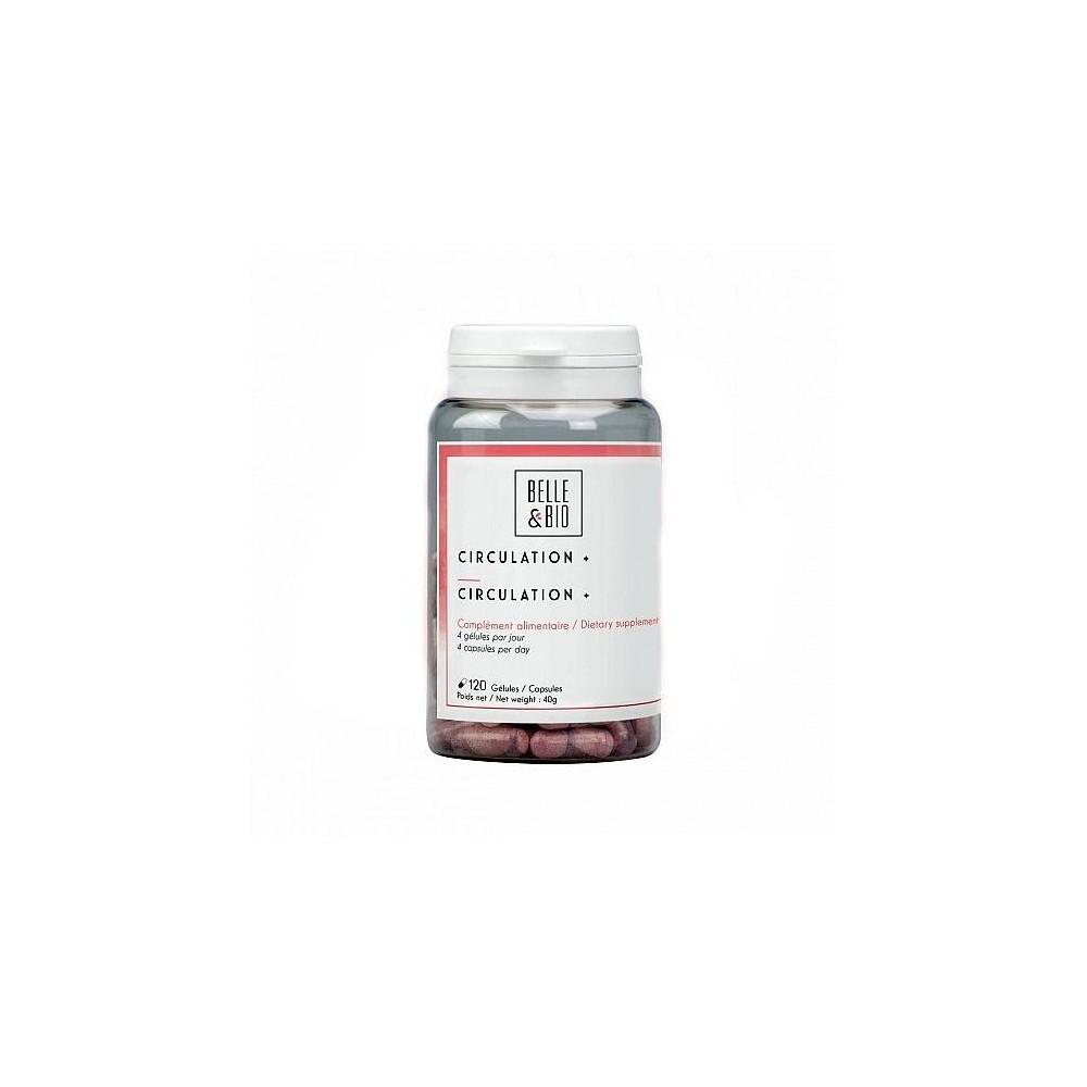 Belle&Bio Circulation+ 120 Capsule, Picioare grele, tonic venos Beneficii Circulation+: tonic venos, ajuta in cazul picioarelor 