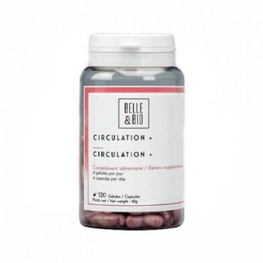 Belle&Bio Circulation+ 120 Capsule, Picioare grele, tonic venos Beneficii Circulation+: tonic venos, ajuta in cazul picioarelor 